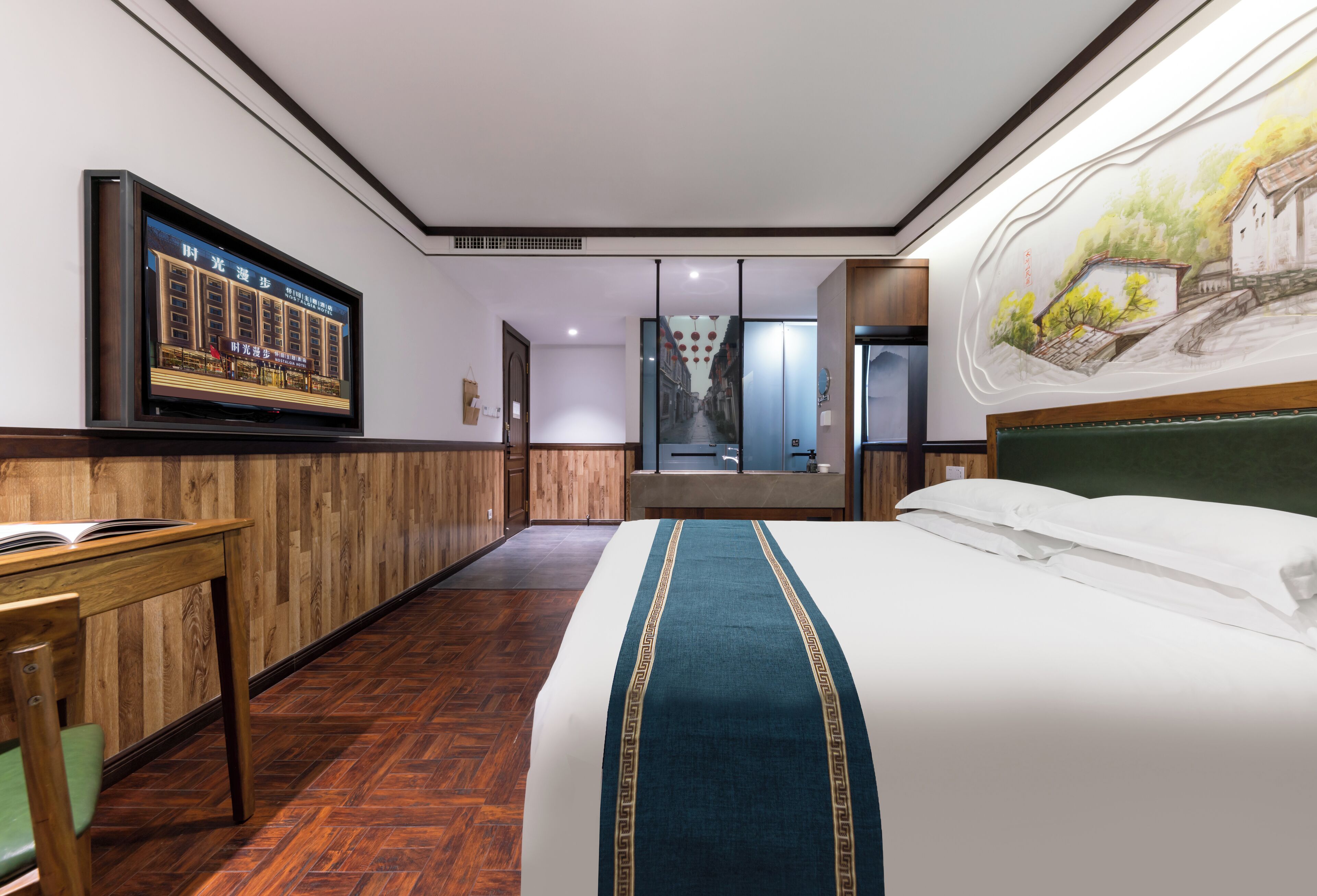 Quarto casal básico | Cortinas blackout, Wi-Fi de cortesia, roupa de cama