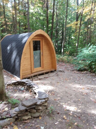 Fox's Den Camping Pod at Camp Earth Connection