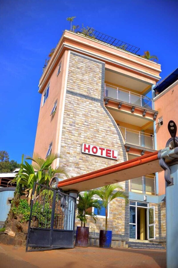 Façade de l’hébergement