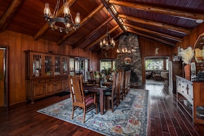 Interior - Rocktop Lodge ~ Riverfront Lodge with hot tub, great views. private pool (Forestville)