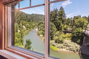 Interior - Rocktop Lodge ~ Riverfront Lodge with hot tub, great views. private pool (Forestville)