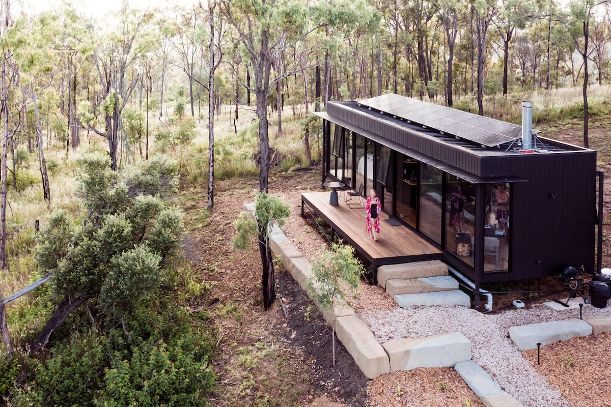 Moy, One Bedroom, Off-Grid WanderPod | Terrace/patio