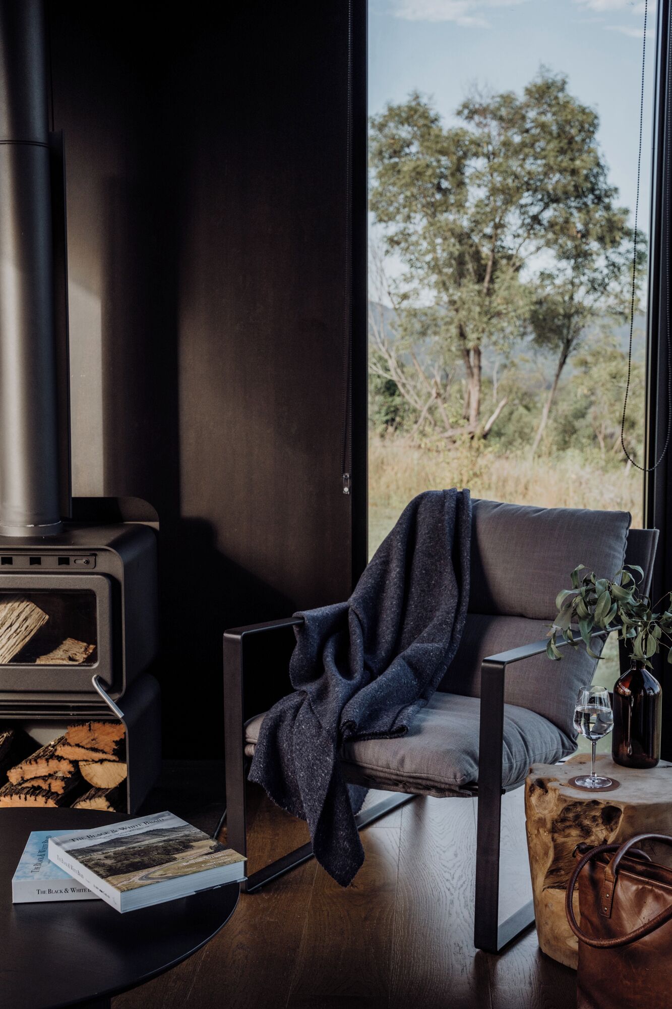 Juberra, One Bedroom, Off-Grid WanderPod | Living area | Fireplace, MP3 dock