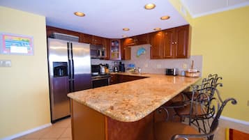 Condo, 2 Bedrooms | Private kitchen | Fridge, coffee/tea maker, toaster