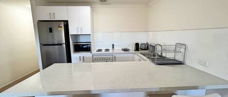 Microwave, oven, stovetop