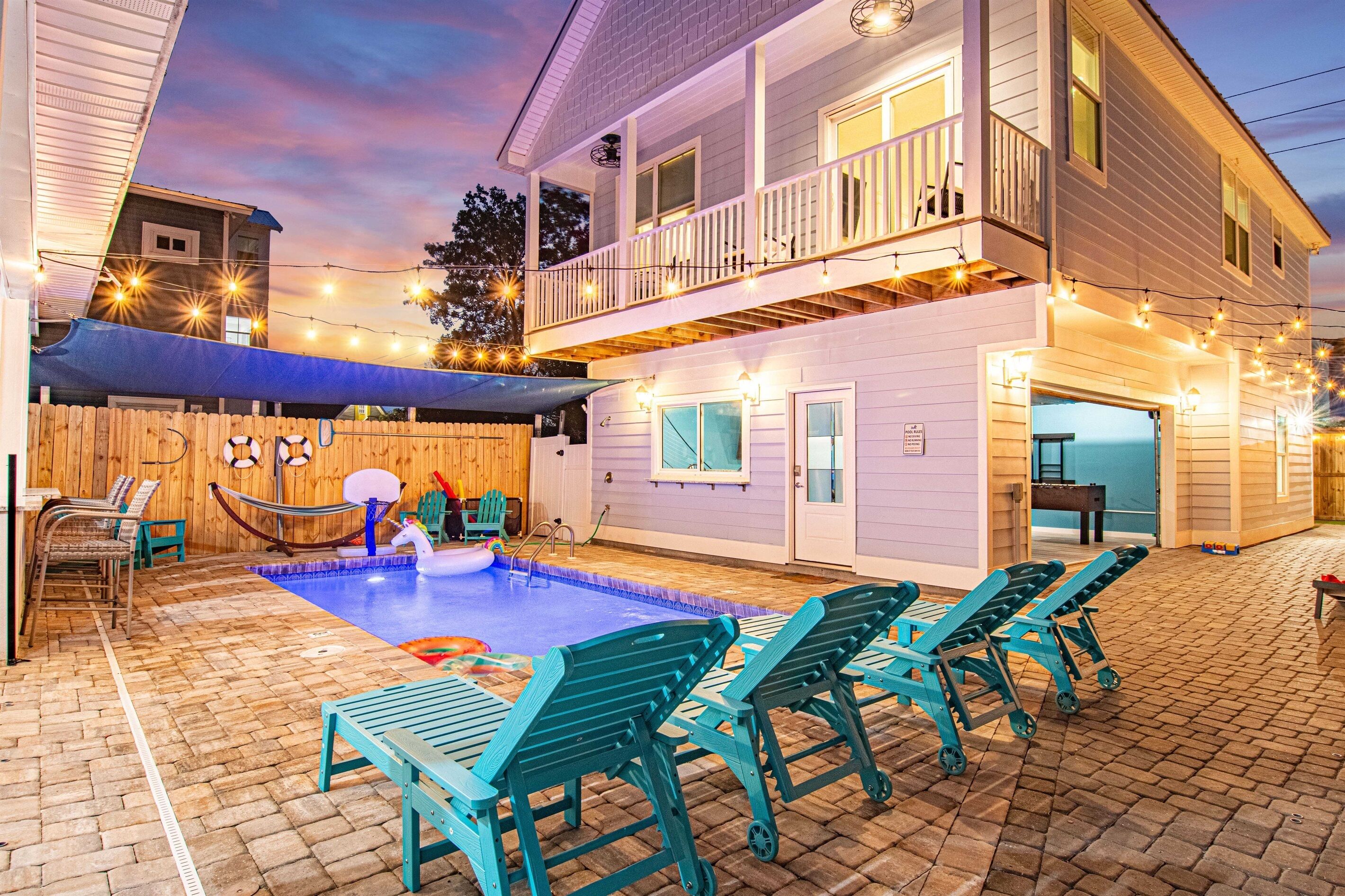 Fall deal-2 Luxe Homes:PvtPool/GameRm/Golf Cart/GameRom/Walk2bch