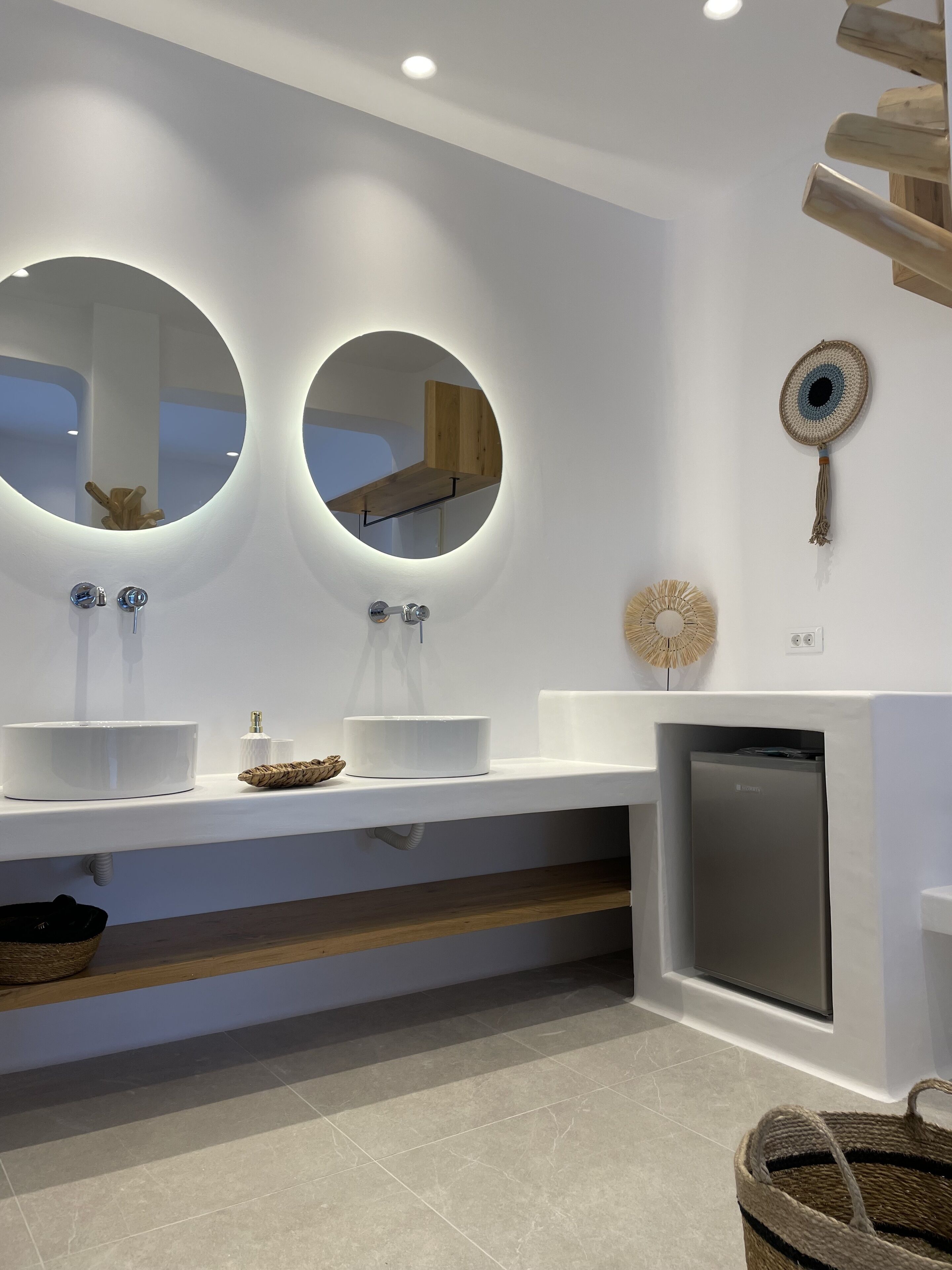 superior suite with side sea and pool view & outdoor hot tub | bathroom | shower, rainfall showerhead, free toiletries, hair dryer