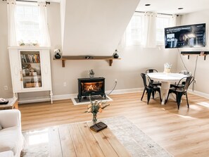 Fireplace that heats the space so quickly and efficiently