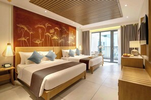 Family Oasis | 2 bedrooms, minibar, desk, laptop workspace