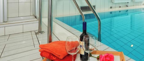 Indoor pool, a heated pool