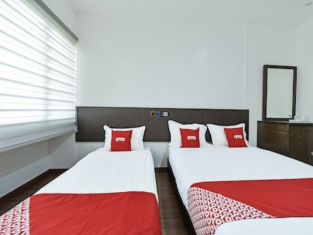 1 habitación y ropa de cama