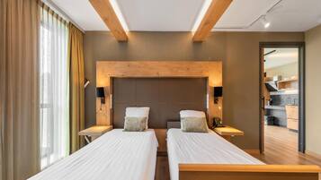 2 Schlafzimmer, Reisekinderbett, kostenloses WLAN