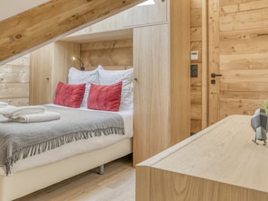 2 bedrooms, free WiFi, bed sheets - Cozy 6-person apartment, near center and cable car, with wifi (Saint-Gervais-les-Bains)