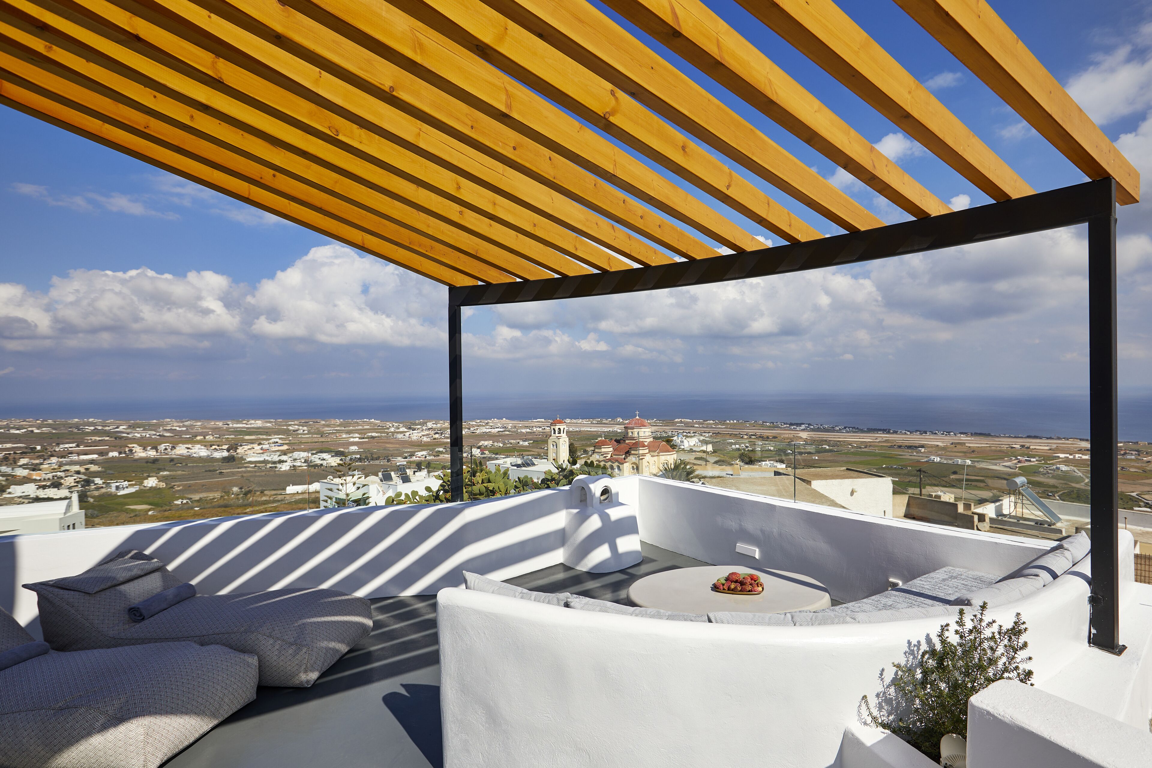 Suíte superluxo, 1 quarto, banheira de hidromassagem, vista para o mar | Sacada