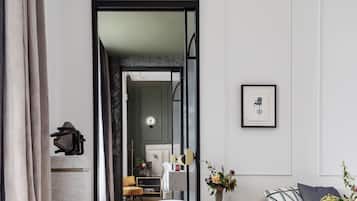 Suite (Arriluce) | Living area | 100-inch flat-screen TV with digital channels, TV