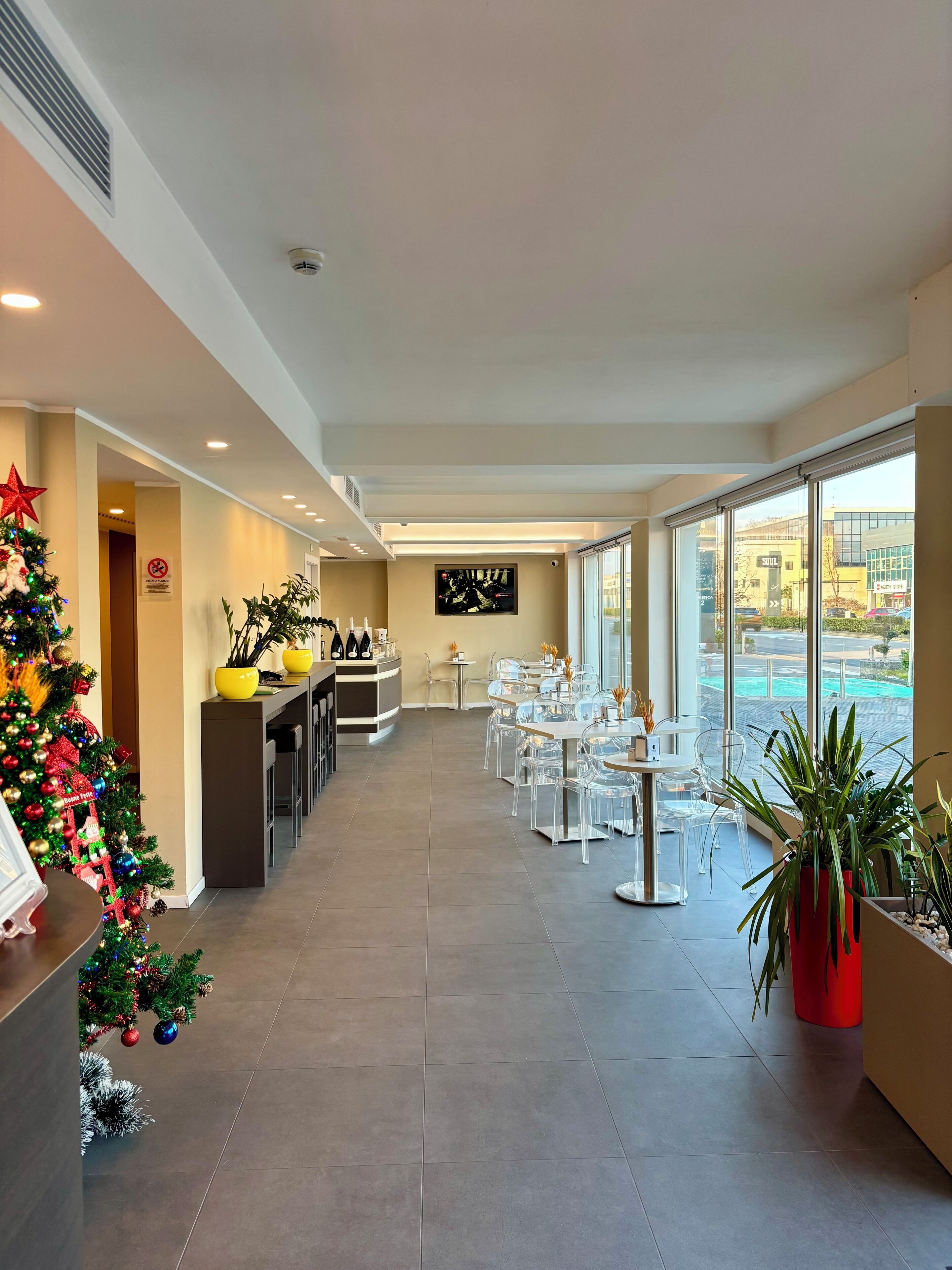 Coin salon dans le hall