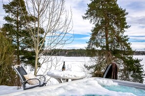 Luxury Villa, Multiple Beds, Lake View | Terrace/patio - Breathtaking Lakefront mini villas (Bro)