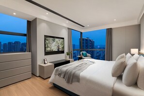 Down comforters, free minibar, in-room safe, desk - Somerset Taihu New City CBD Wuxi (Wuxi)