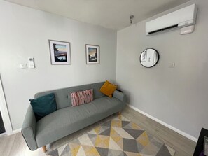 Smart TV, books, streaming services, stereo