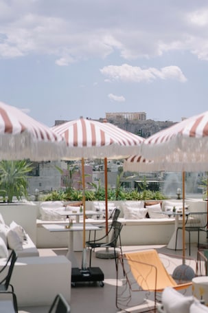 Rooftop terrace. Apollo Palm Hotel