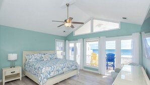 6 bedrooms, iron/ironing board, free WiFi - Que Sea-Ra Sea-Ra - 6BR Oceanfront Home. Private Pool & Hot Tub! Pet Friendly! (North Topsail Beach)
