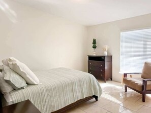 3 bedrooms, iron/ironing board, travel cot, WiFi