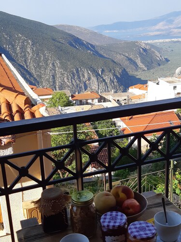 Sunny & Spacious Apartment in Delphi, 3 Bedrooms, 2 Bathrooms Sleeps 8 w/view