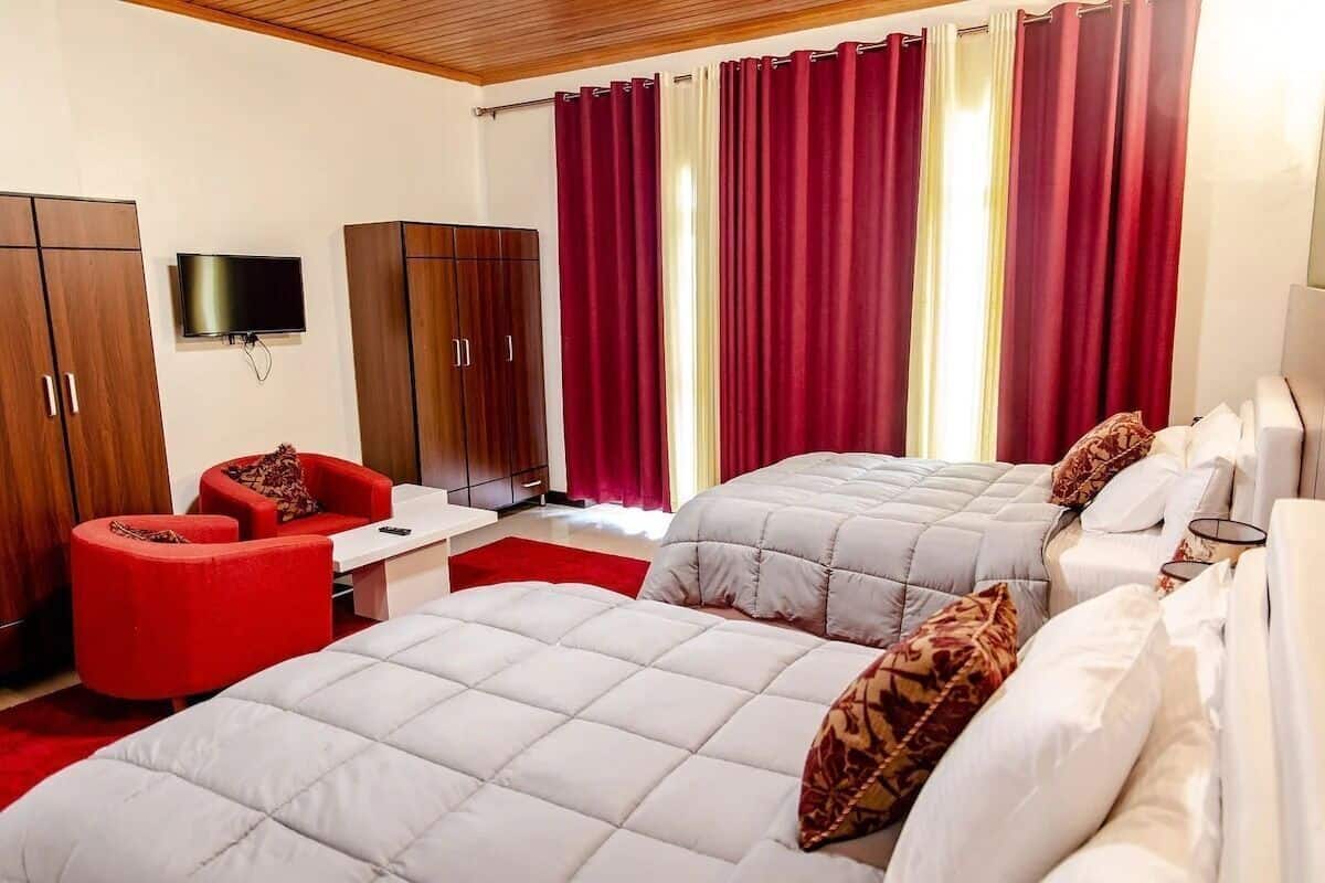 Minibar, blackout drapes, iron/ironing board, free WiFi