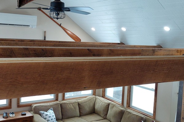 You can watch the deer from the comfort of the couch.