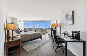 1 間睡房、書桌、熨斗/熨衫板、免費 Wi-Fi