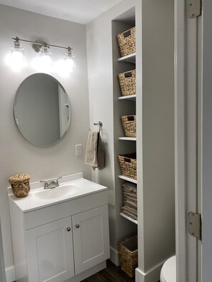 Handdoeken, zeep, toiletpapier