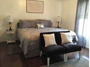 2 bedrooms, bed sheets