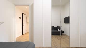 1 chambre, fer et planche Ă  repasser, Wi-Fi gratuit, draps fournis
