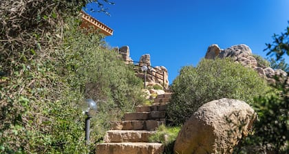 Vacation Home "Villa Panoramica" with Sea View, Shared Pool & Private Terraces