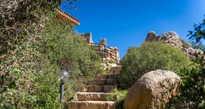 Vacation Home "Villa Panoramica" with Sea View, Shared Pool & Private Terraces