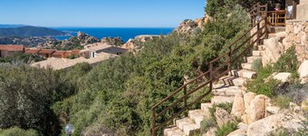 Vacation Home "Villa Panoramica" with Sea View, Shared Pool & Private Terraces