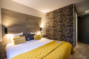 Quarto casal standard | Frigobar (abastecido com itens grátis), Wi-Fi de cortesia, roupa de cama
