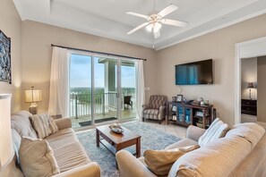 TV, offices - Wharf 909|Waterfront Views|Lazy River|Sleeps 6! (Orange Beach)