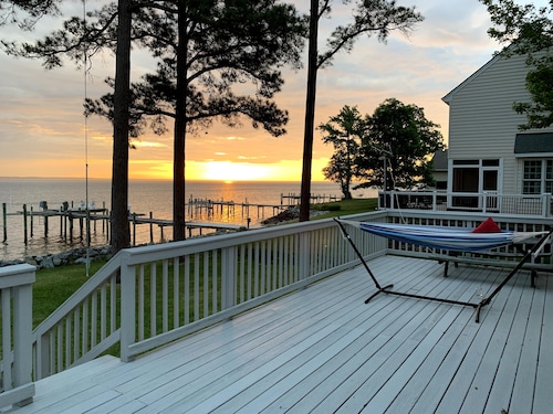Waterfront home, private dock, great views