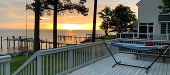 Waterfront home, private dock, great views