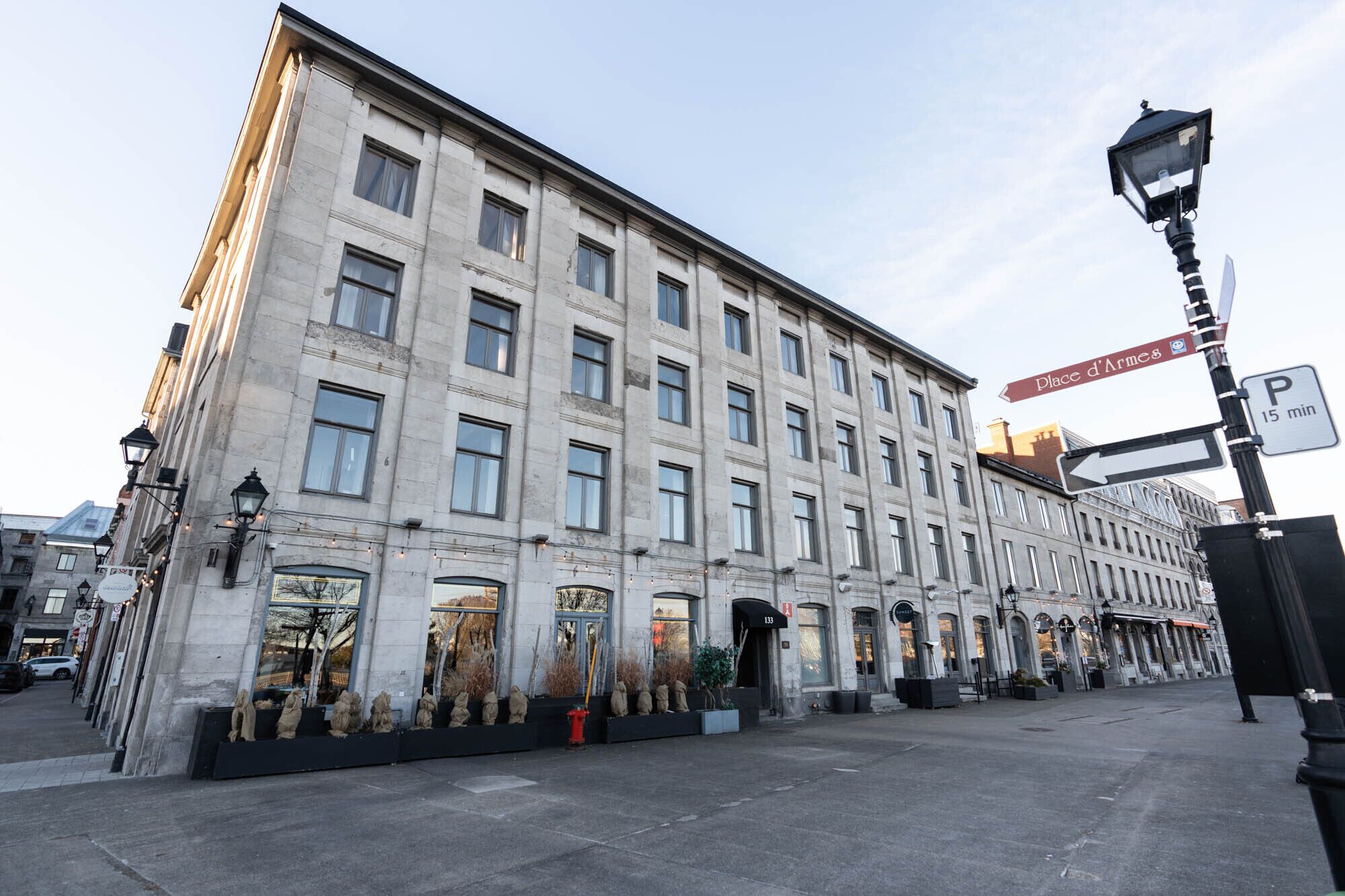 Voorkant van accommodatie