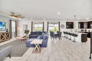 TV, table football - EV_9008 - 6 Bed 6 Bath Villa with Screened Private Pool with Spillover Spa, Game (Davenport)