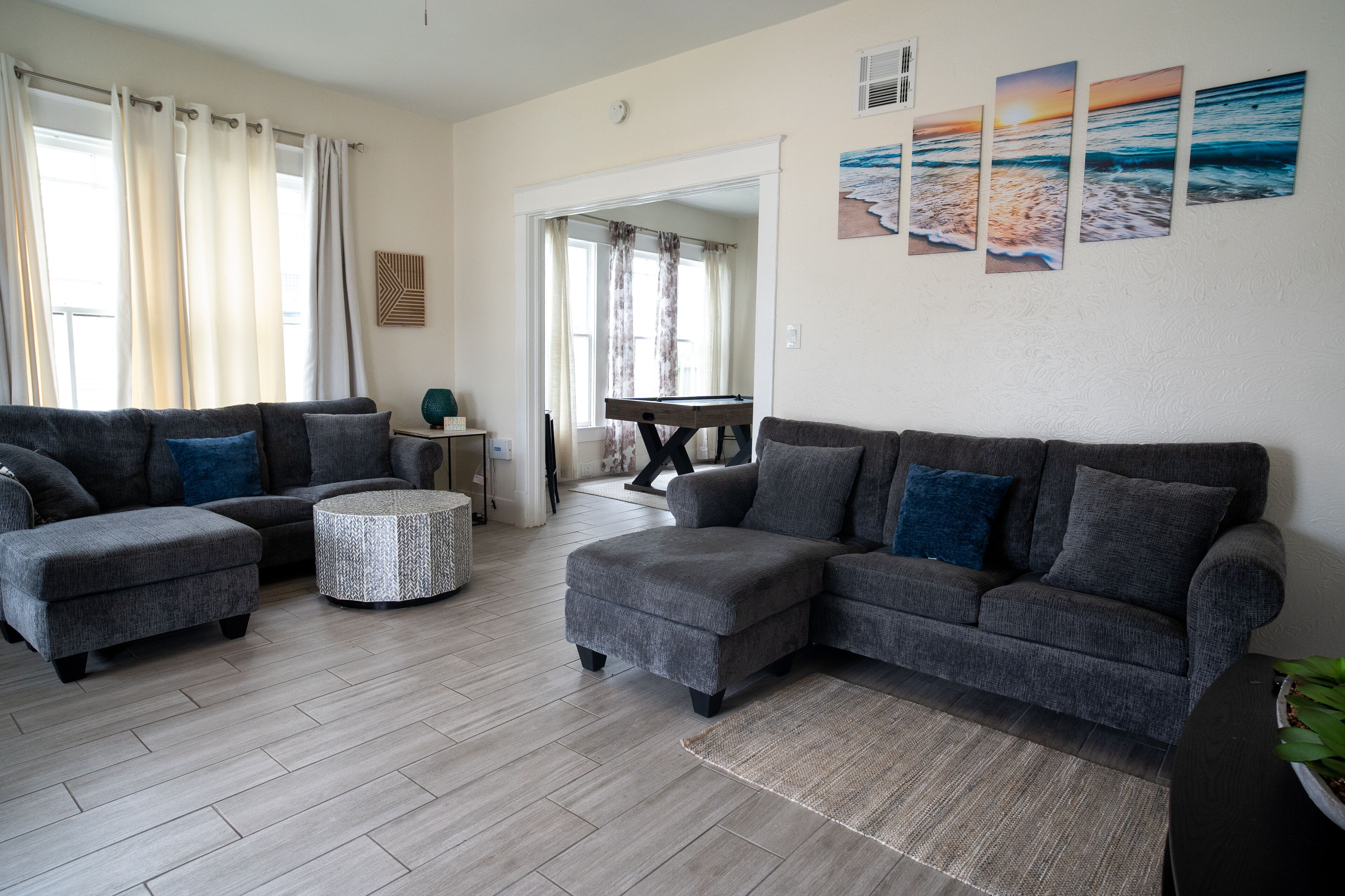 2 bed 2 bathroom home down the street from the beach