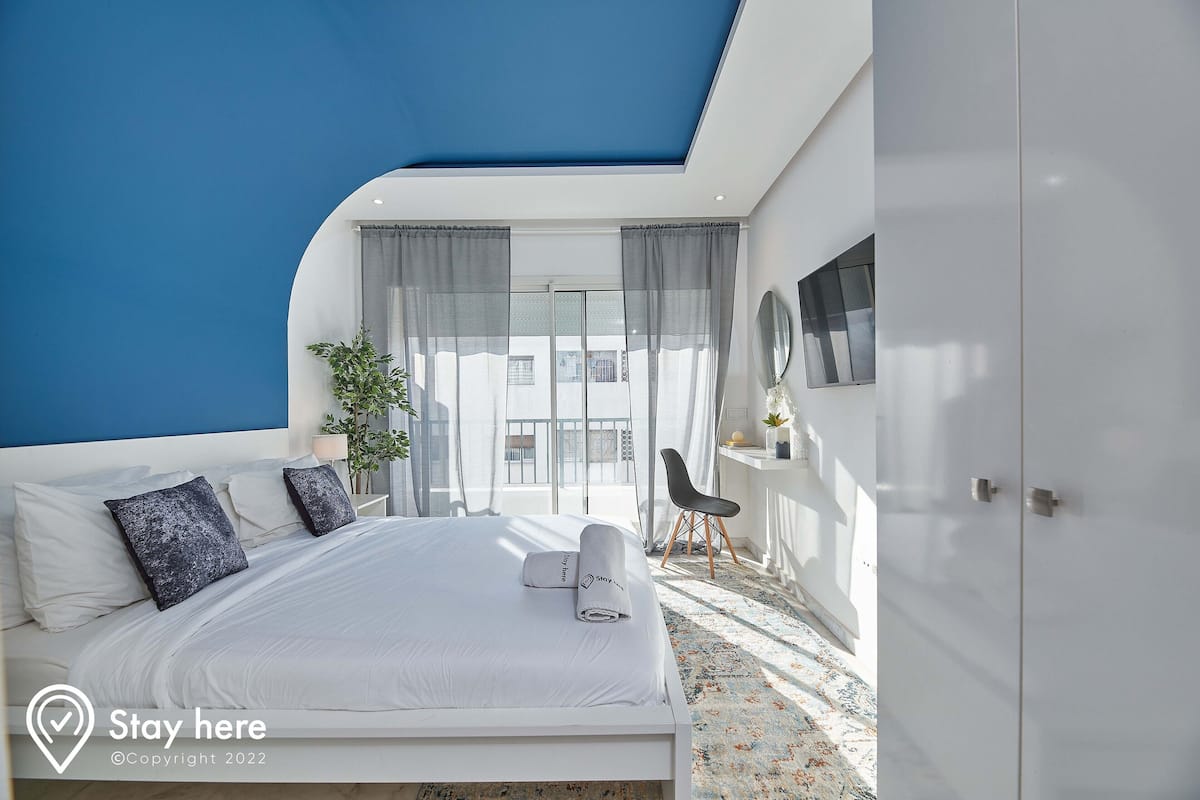 1 bedroom, premium bedding, Select Comfort beds, iron/ironing board
