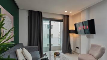 Smart TV 46 pulgadas con canales de televisión por cable, televisión