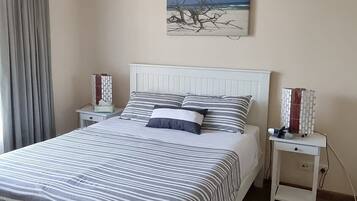 4 bedrooms, iron/ironing board, travel cot, WiFi