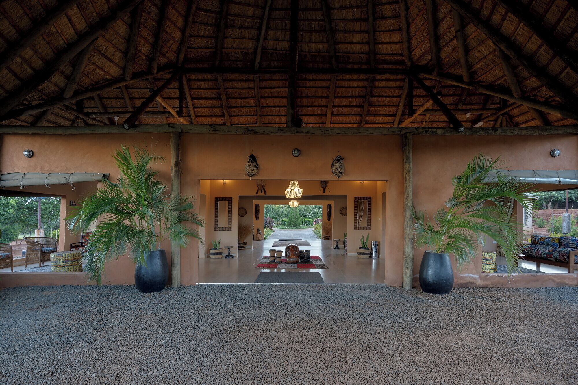 Entrada de la propiedad