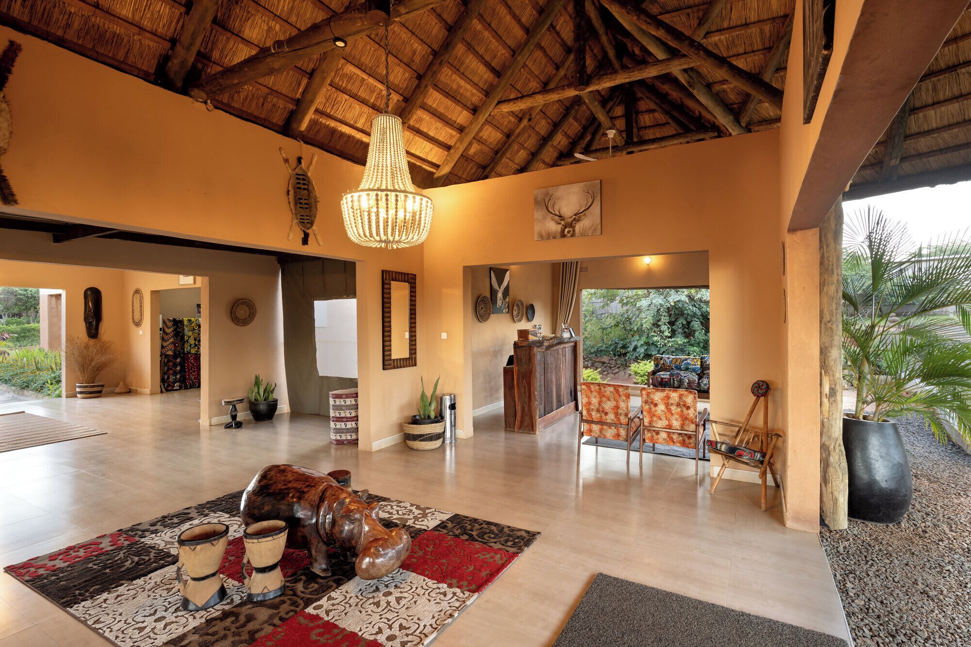 Sala de estar en el lobby