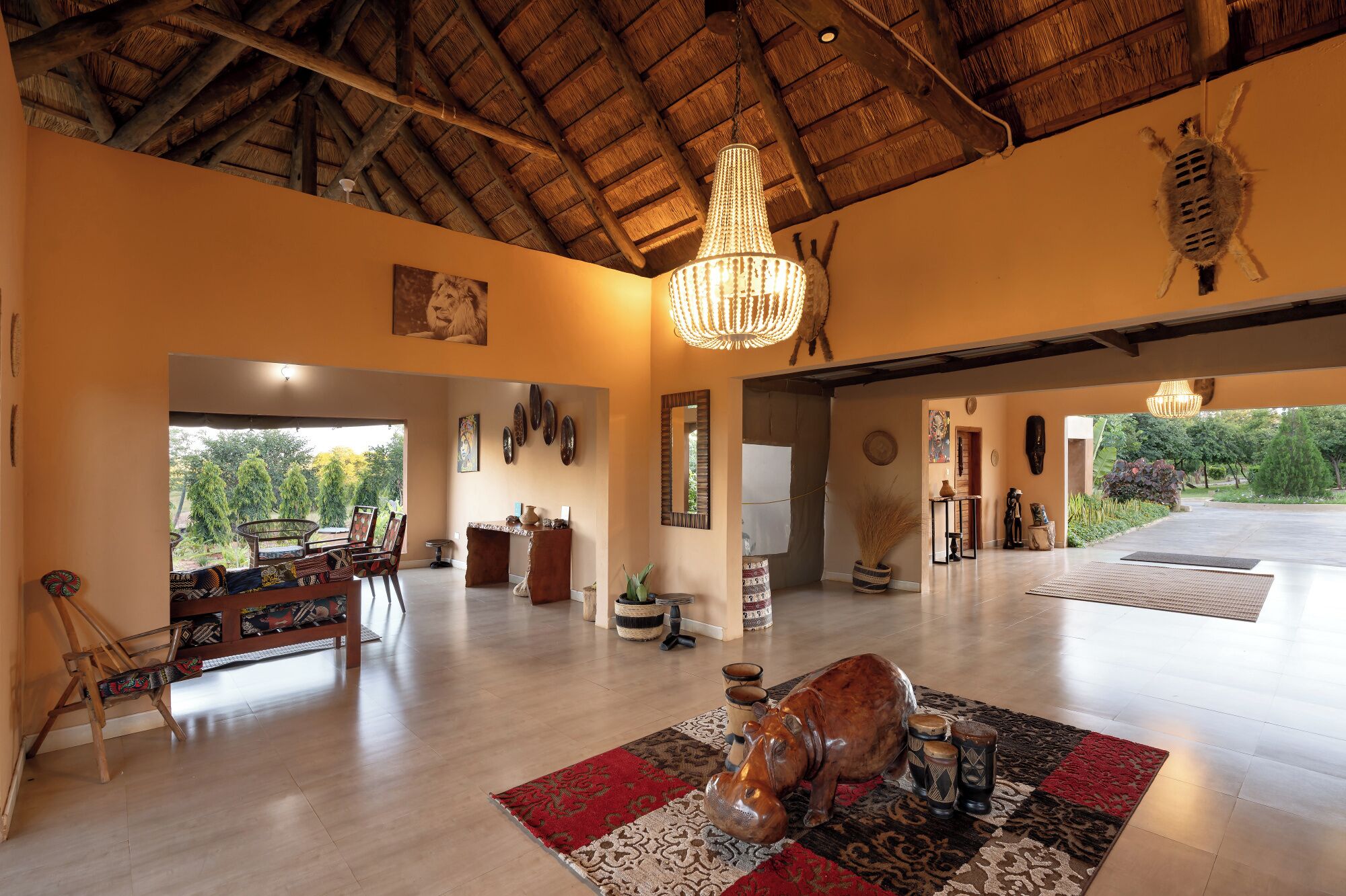 Sala de estar en el lobby