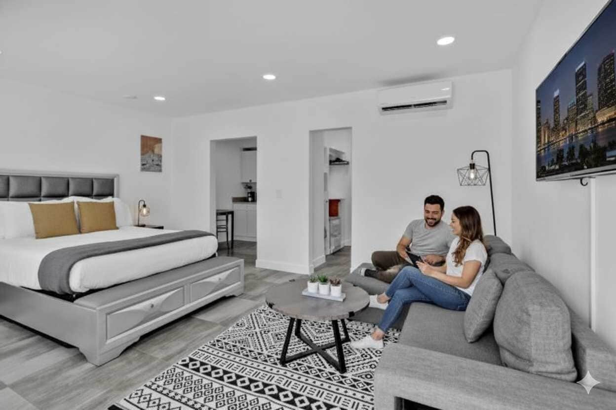 Iron/ironing board, WiFi, bed sheets